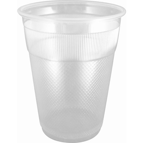 Vaso para Bebidas Frías de Plástico Translúcido, Sin Envoltura, 7 oz